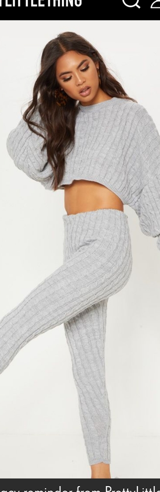 Soft crochet two piece from pretty little things